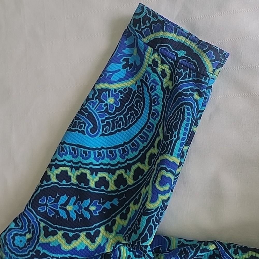 Ruby Rd. Jacket. Quilted Patterned Blue, Black, T… - image 6